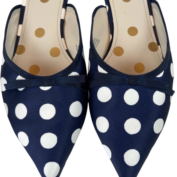 Boden Polka Dot Pointed Toe Slip On Flats - Picture 3 of 12